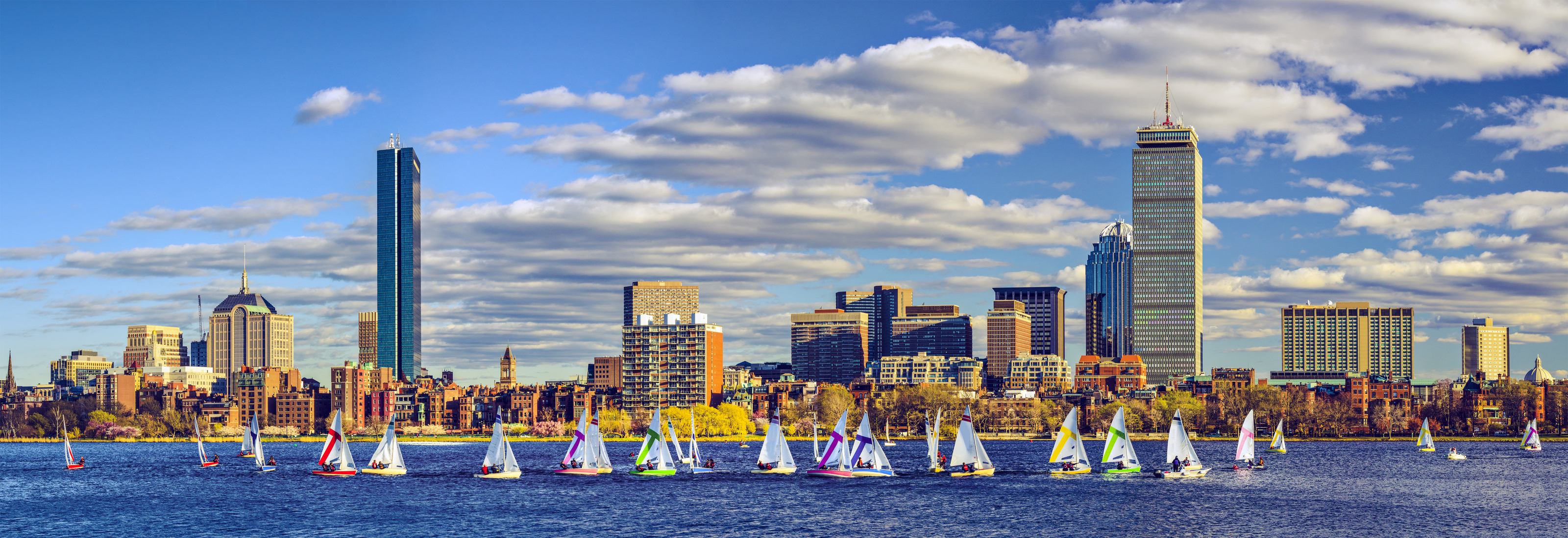 Boston skyline at dawn